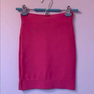 BCBG MaxAzria Bodycon/Band pink skirt.